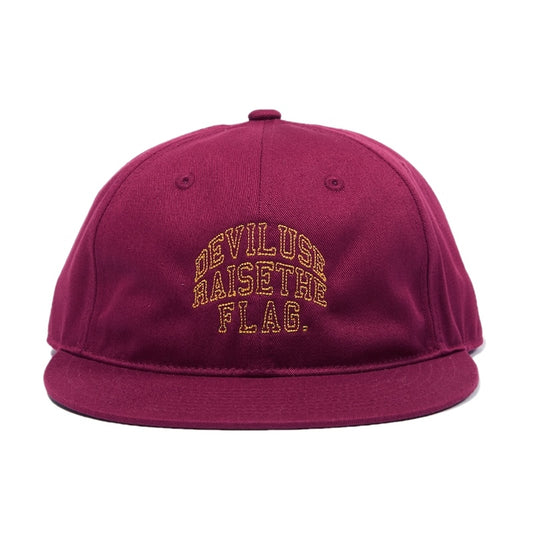 Deviluse キャップ COLLEGE CAP バーガンディー  商品画像 正面