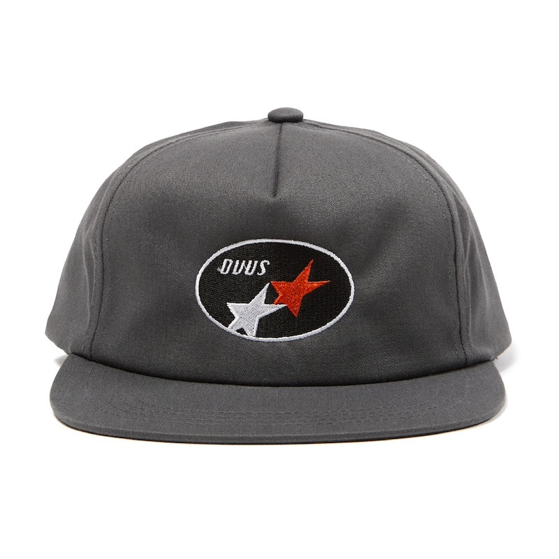 Deviluse キャップ DUAL STAR CAP チャコール  商品画像 正面