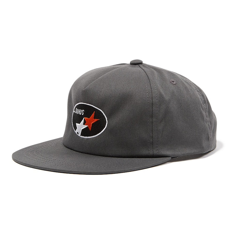 Deviluse キャップ DUAL STAR CAP チャコール  商品画像 斜め