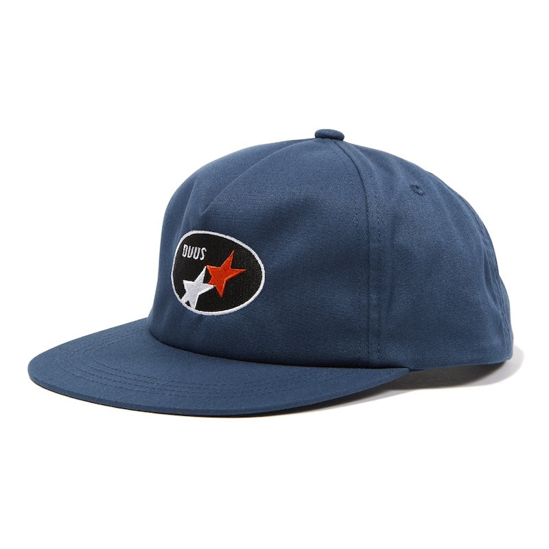 Deviluse キャップ DUAL STAR CAP ネイビー  商品画像 斜め