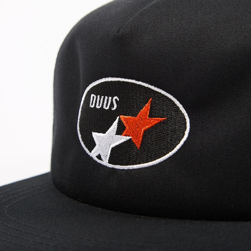 Deviluse キャップ DUAL STAR CAP ブラック 商品画像 刺繍