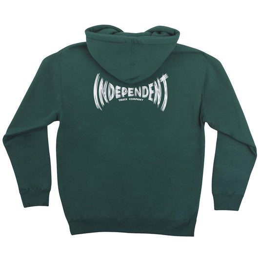 INDEPENDENT　パーカー　"CARVED SPAN PULLOVER HOODIE"　(Alpine Green)