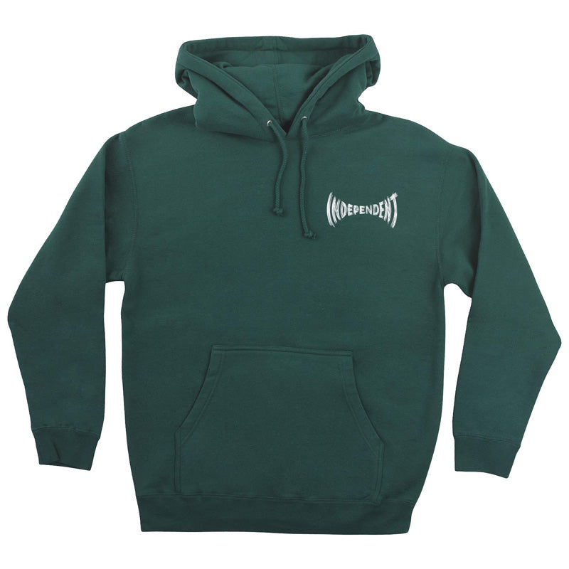 INDEPENDENT　パーカー　"CARVED SPAN PULLOVER HOODIE"　(Alpine Green)