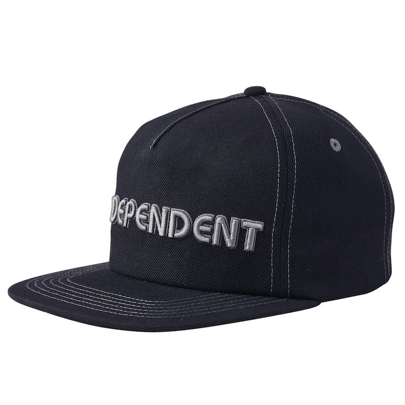 INDEPENDENT　キャップ　"GROUNDWORK SNAPBACK CAP"　(Black)