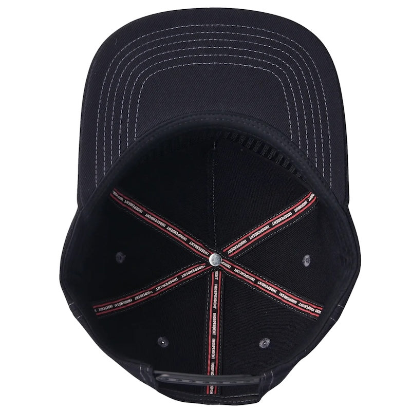 INDEPENDENT　キャップ　"GROUNDWORK SNAPBACK CAP"　(Black)