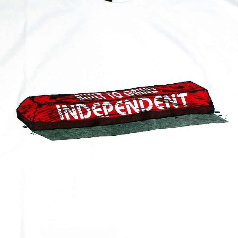 INDEPENDENT　Tシャツ　"BTG CURB FRONT TEE"　(White)