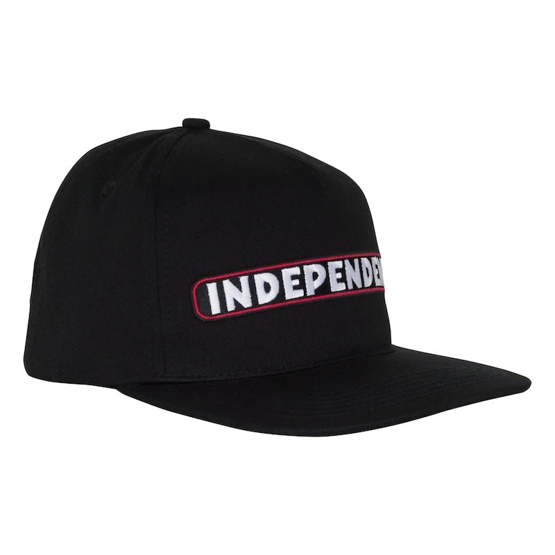 INDEPENDENT　キャップ　"BTG SPEED BAR SNAPBACK CAP"　(Black)