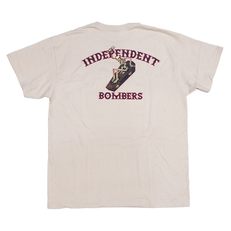 INDEPENDENT　Tシャツ　"BOMBERS TEE"　(Sand)