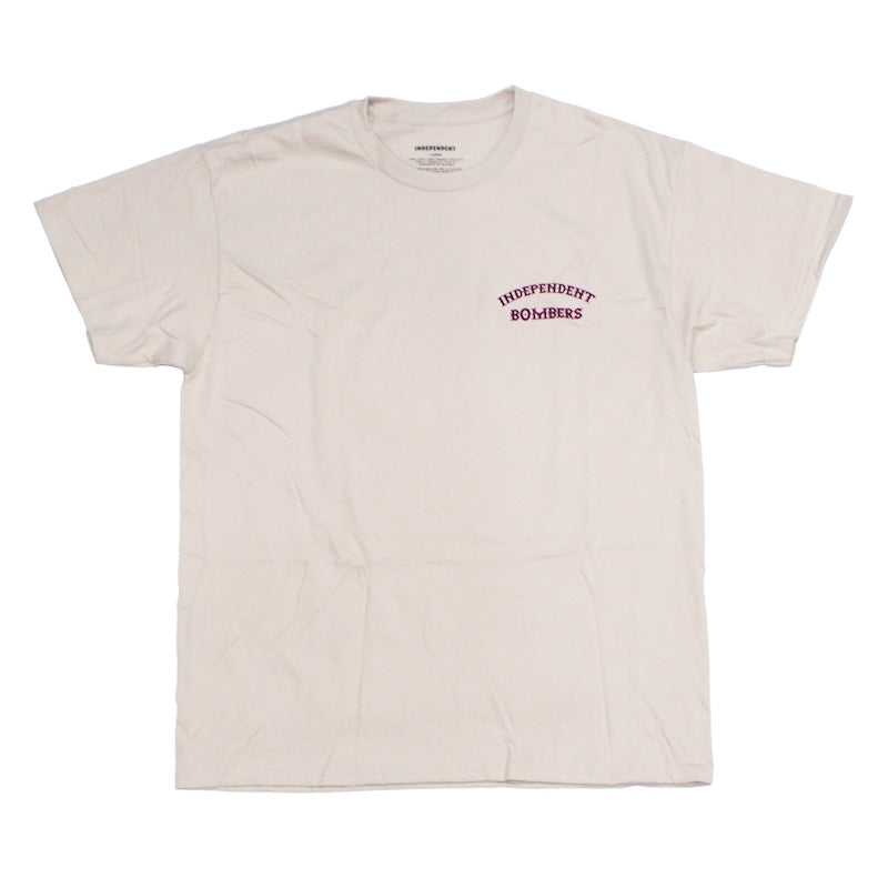 INDEPENDENT　Tシャツ　"BOMBERS TEE"　(Sand)