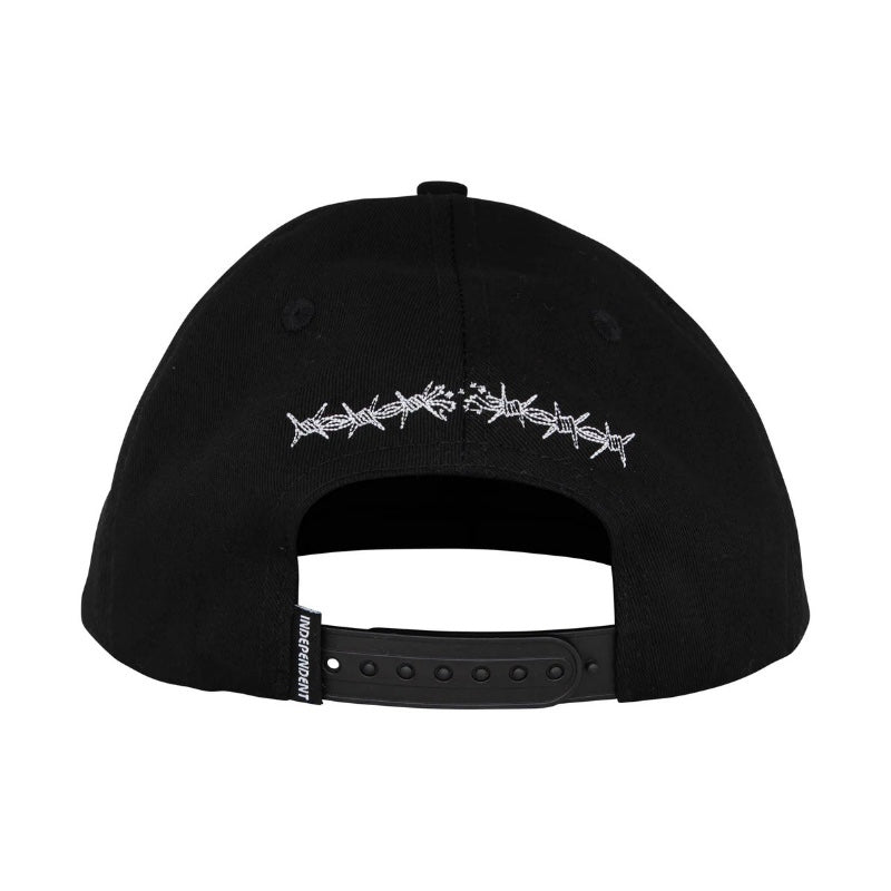 INDEPENDENT　キャップ　"BRATRUD NOTEBOOK SNAPBACK CAP"　(Black)