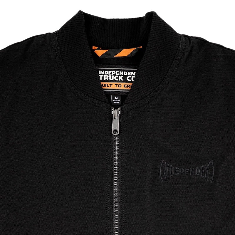 INDEPENDENT　ベスト　"BUILT TO GRIND CANVAS VEST"　(Black)