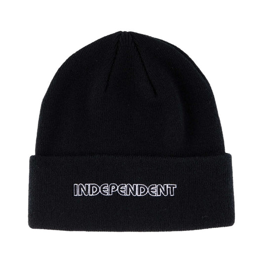 INDEPENDENT　ビーニー　"GROUNDWORK BEANIE"　(Black)