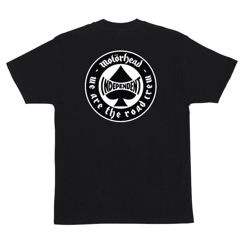 INDEPENDENT x MOTÖRHEAD　Tシャツ　"MOTÖRHEAD SPADE TEE"　(Black)