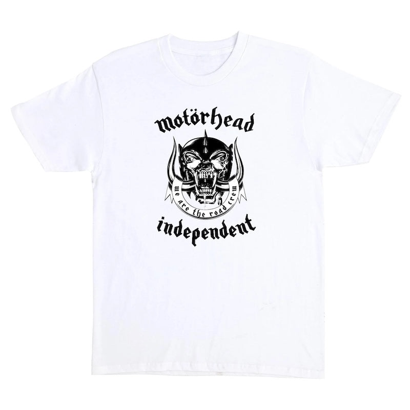 INDEPENDENT x MOTÖRHEAD　Tシャツ　"MOTÖRHEAD WARPIG TEE"　(White)