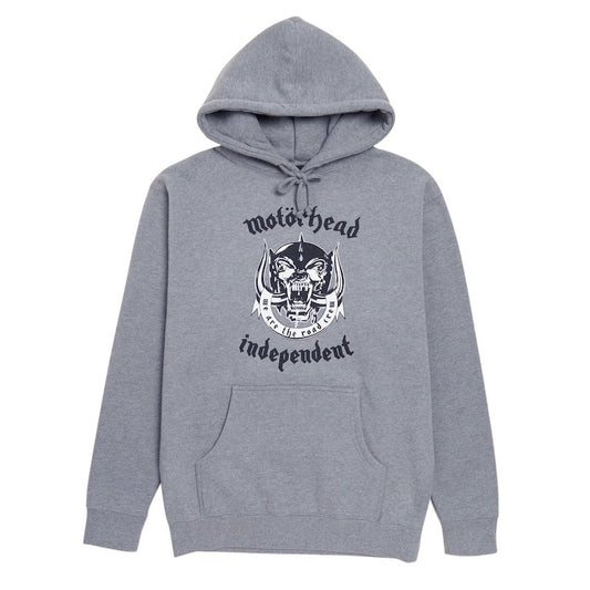 INDEPENDENT x MOTÖRHEAD　パーカー　"MOTÖRHEAD WARPIG PULLOVER HOODIE"　(Gray Heather)