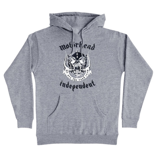 INDEPENDENT x MOTÖRHEAD　パーカー　"MOTÖRHEAD WARPIG PULLOVER HOODIE"　(Gray Heather)
