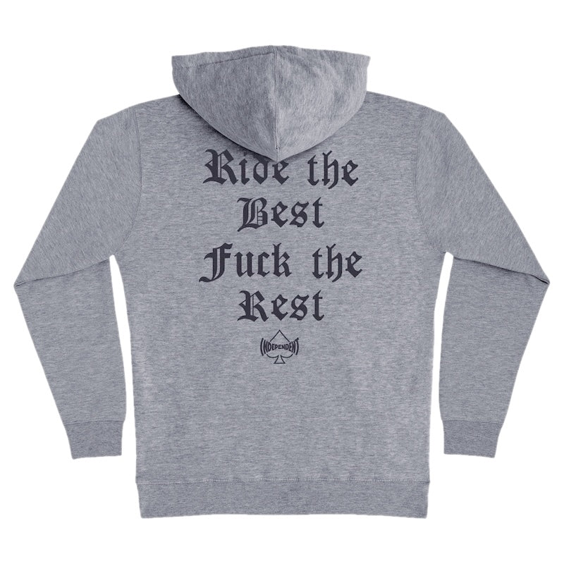 INDEPENDENT x MOTÖRHEAD　パーカー　"MOTÖRHEAD WARPIG PULLOVER HOODIE"　(Gray Heather)