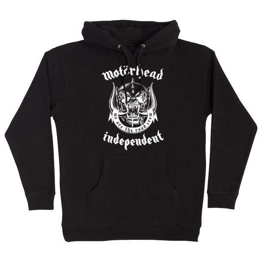 INDEPENDENT x MOTÖRHEAD　パーカー　"MOTÖRHEAD WARPIG PULLOVER HOODIE"　(Black)