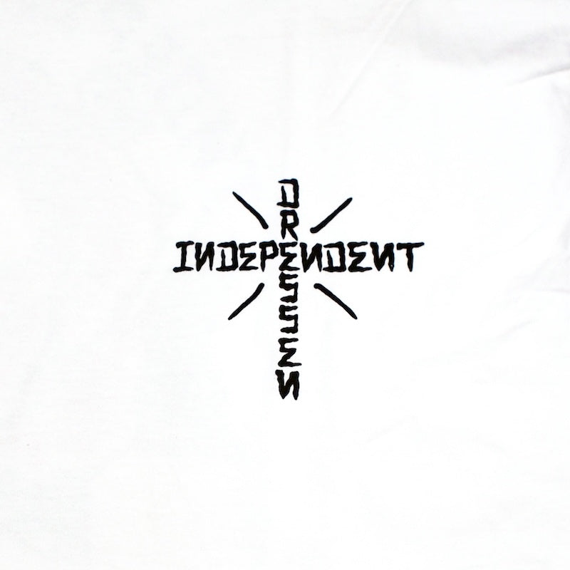 INDEPENDENT Tシャツ DRESSEN SKULL ROSE TEE ホワイト 商品画像 フロントプリント