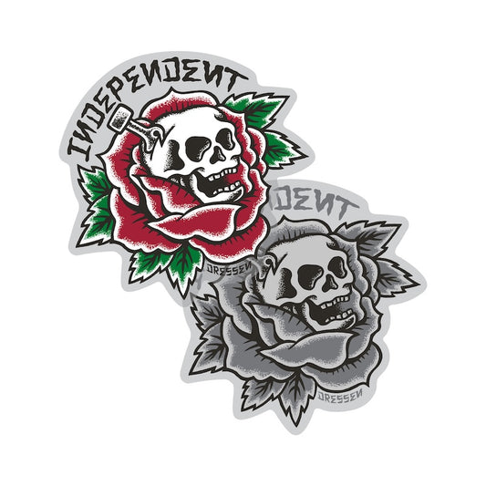 INDEPENDENT ステッカー DRESSEN SKULL ROSE STICKER 4' 商品画像