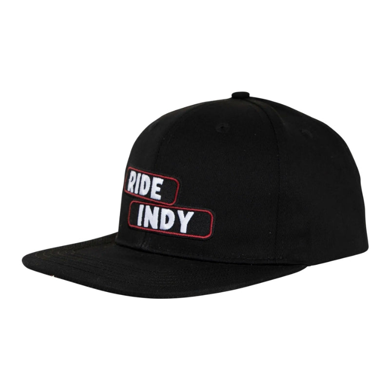 INDEPENDENT キャップ STICKER SLAP SNAPBACK CAP ブラック 商品画像 斜め