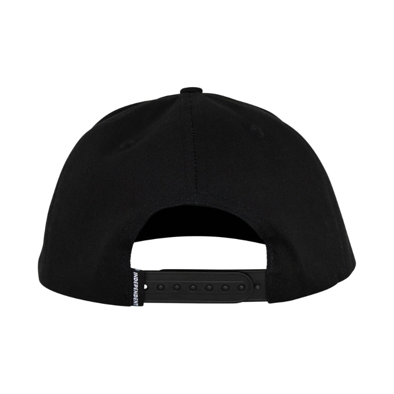 INDEPENDENT キャップ STICKER SLAP SNAPBACK CAP ブラック 商品画像 背面