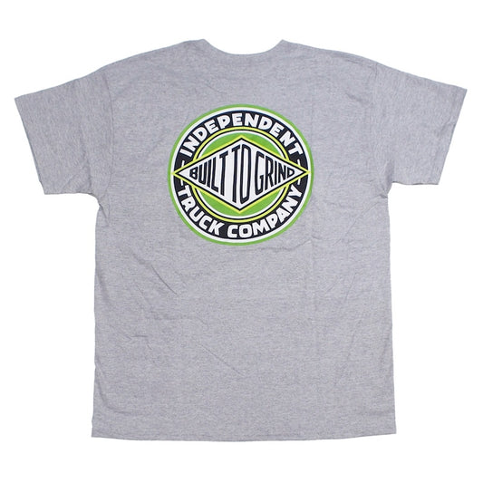 INDEPENDENT Tシャツ BTG SUMMIT TEE グレー 商品画像 背面