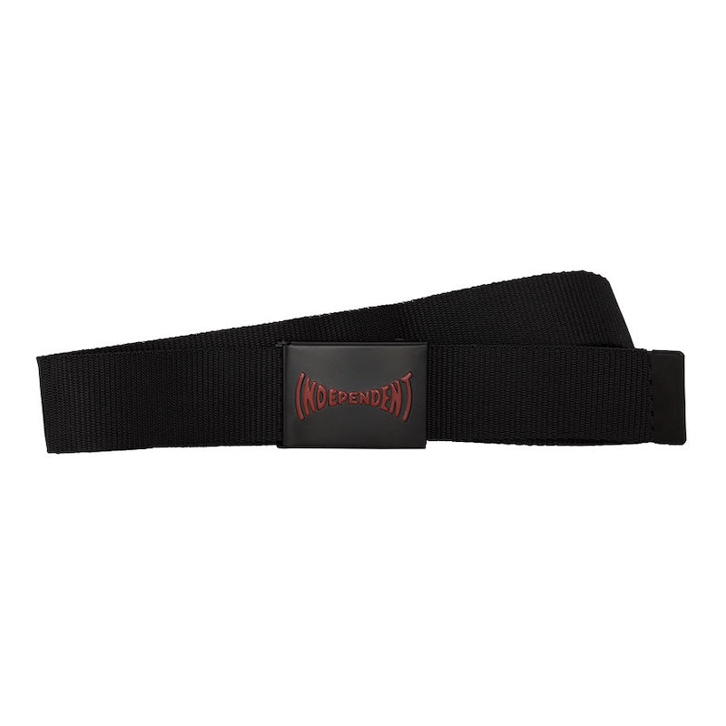 INDEPENDENT WEBベルト SPAN WEB BELT ブラック 商品画像 全体