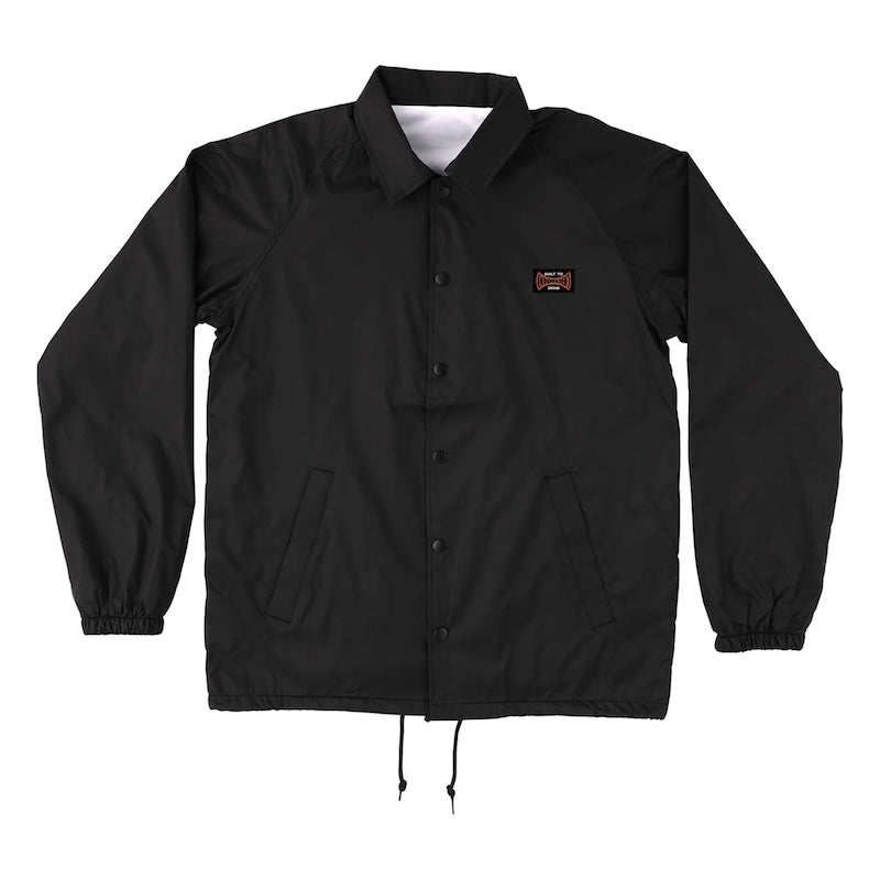 INDEPENDENT コーチジャケット BUILT TO GRIND SPAN WINDBREAKER ブラック 商品画像 正面
