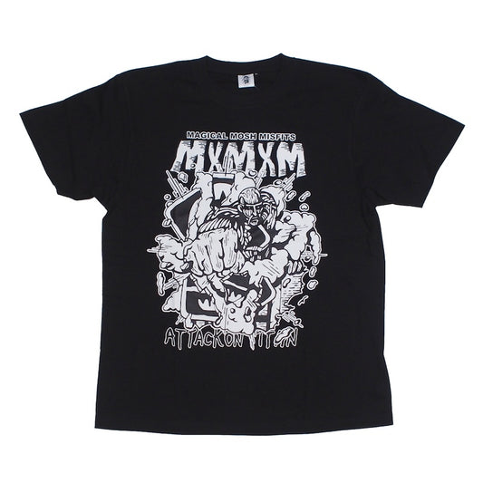 進撃の巨人 x MxMxM　"MAGICAL MOSH TITAN TEE"　(Black)