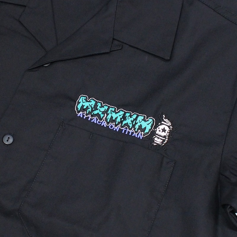 進撃の巨人 x MxMxM　"調査兵団 WORK SHIRT"　(EREN)