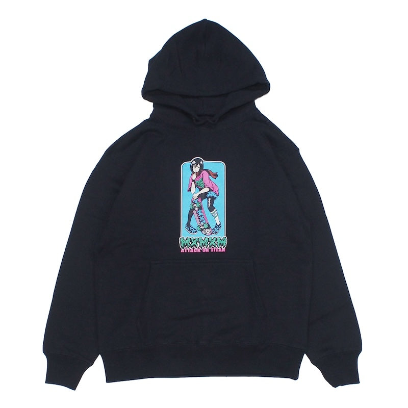 進撃の巨人 x MxMxM　"MAGICAL MOSH MIKASA HOODIE"　(Black)