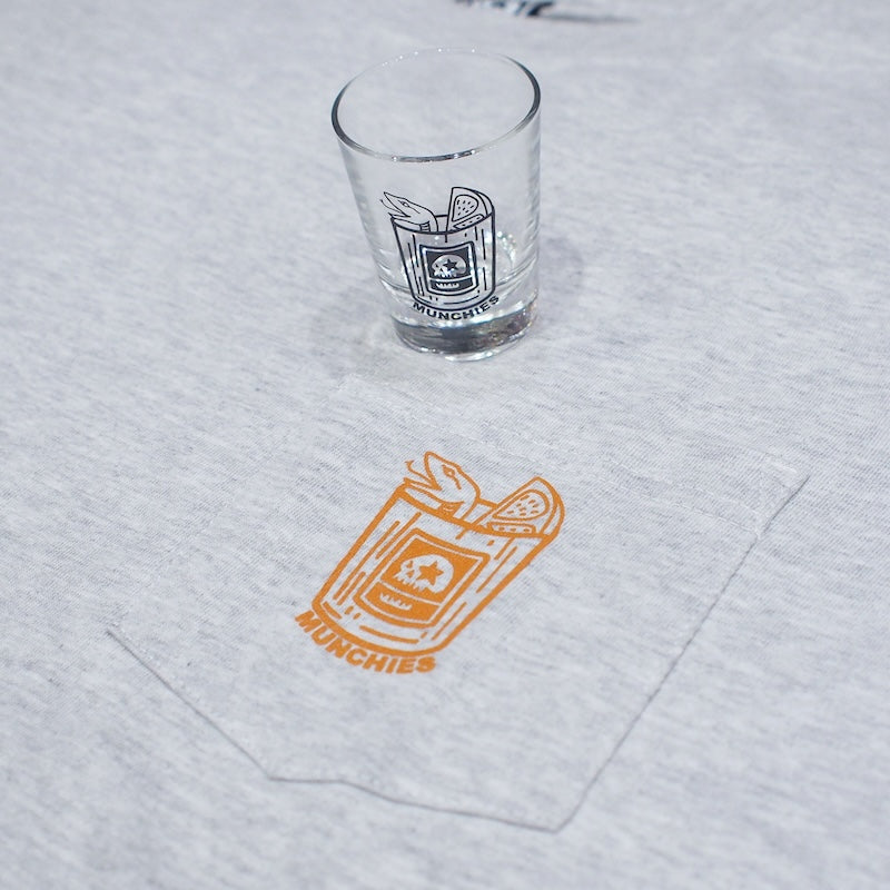 MxMxM　"ハブライム TEE (ショットグラス付き)"　(Gray)