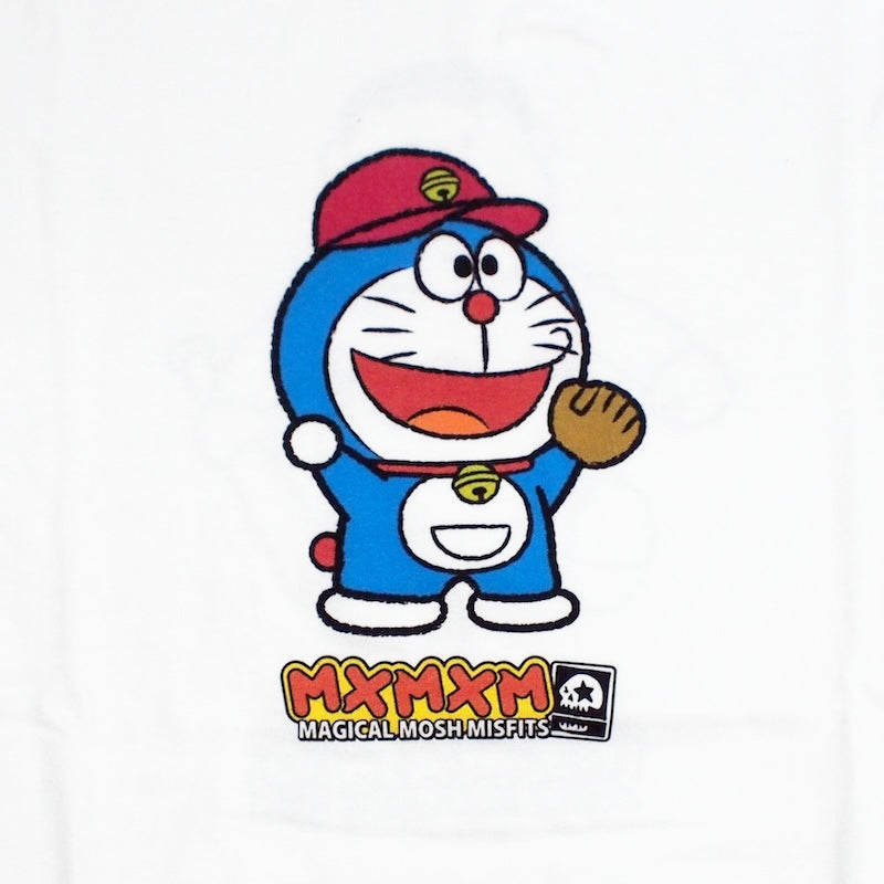 I’m Doraemon ☆ MxMxM　"ドラえもんとジャイアンと野球 TEE"　(White)
