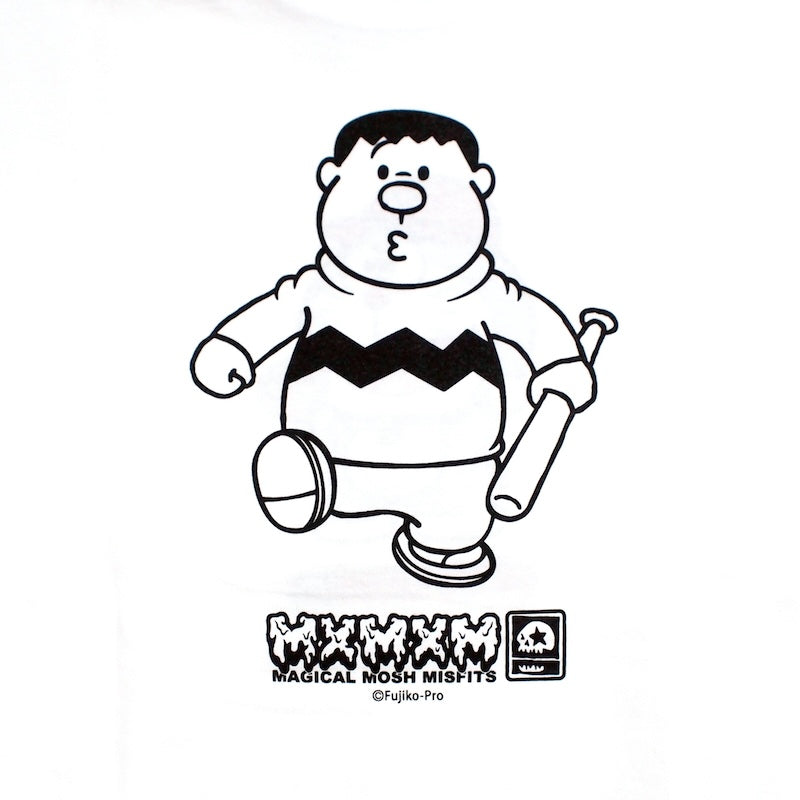 I’m Doraemon ☆ MxMxM　"ドラえもんとジャイアンと野球 TEE"　(White)