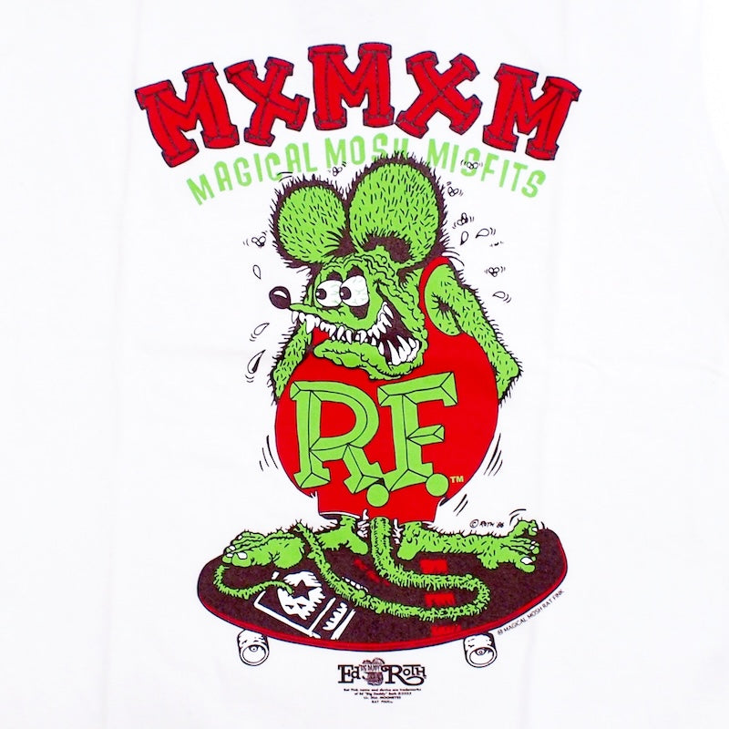 RATFINK x MxMxM　"MAGICAL MOSH RATFINK TEE"　(White)
