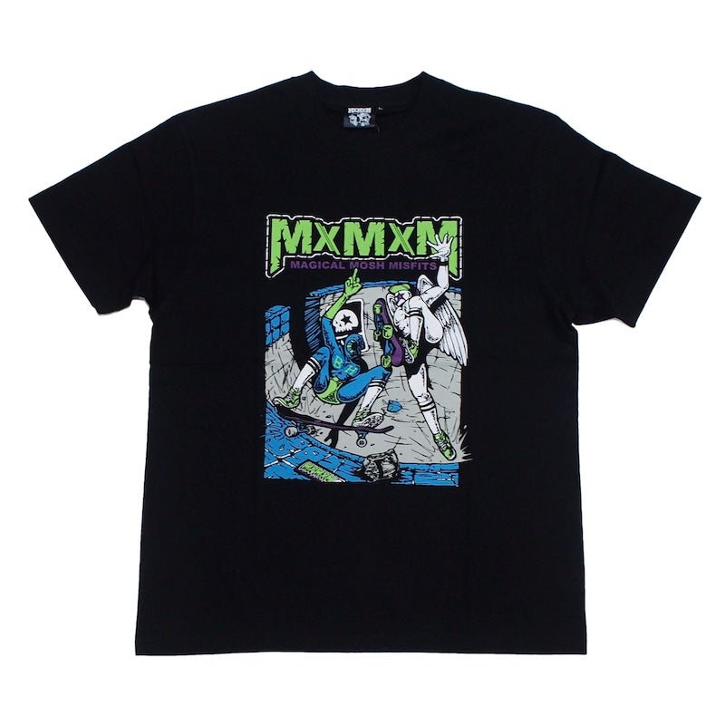 キン肉マン x MxMxM　"四次元殺法 SKATEBOARDS TEE"　(Green)