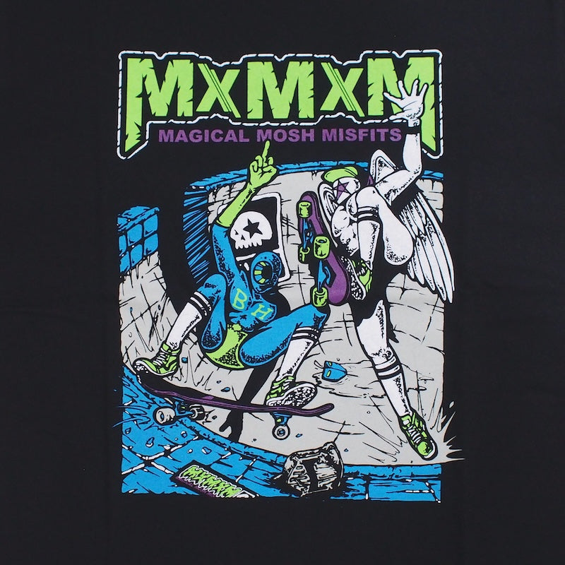 キン肉マン x MxMxM　"四次元殺法 SKATEBOARDS TEE"　(Green)