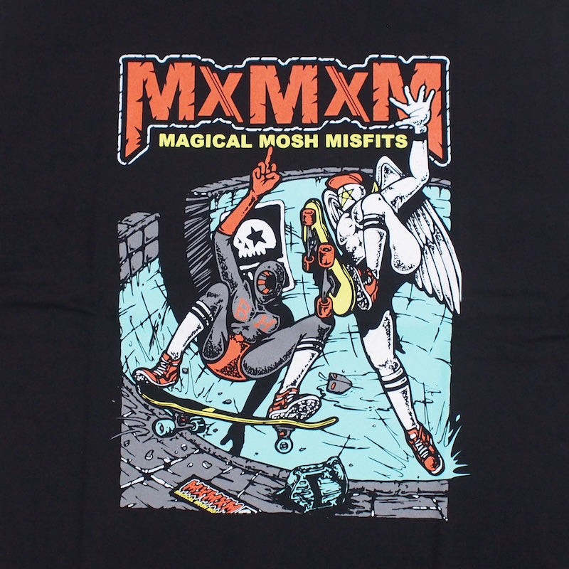 キン肉マン x MxMxM　"四次元殺法 SKATEBOARDS TEE"　(Red)