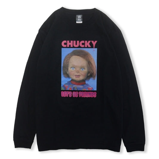 CHUCKY x MxMxM　"LET'S BE FRIENDS LONG TEE"　(Black)