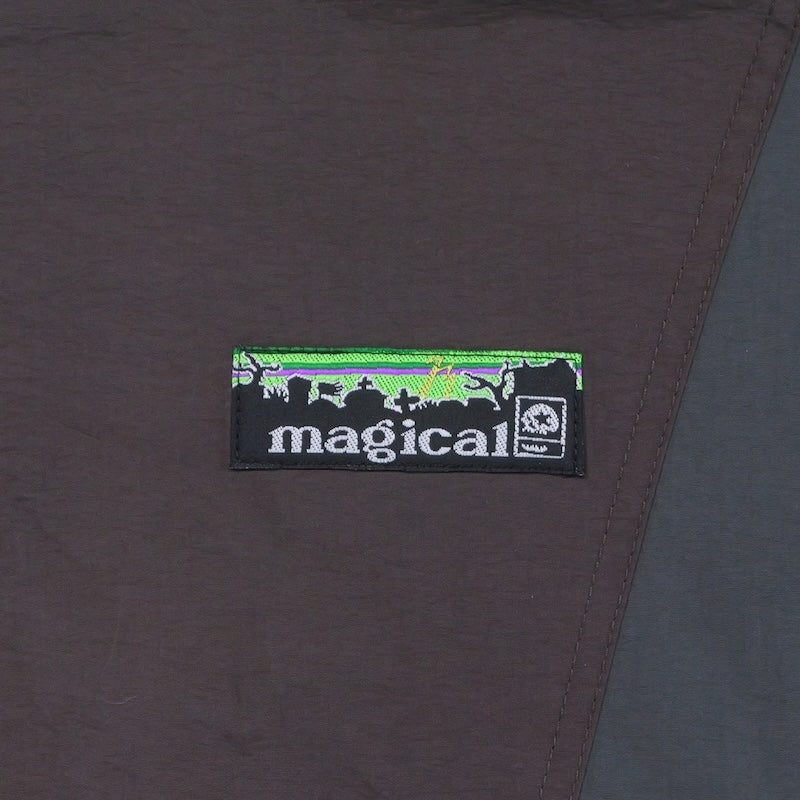 MxMxM ナイロンフリースジャケット ブラック ネームタグ