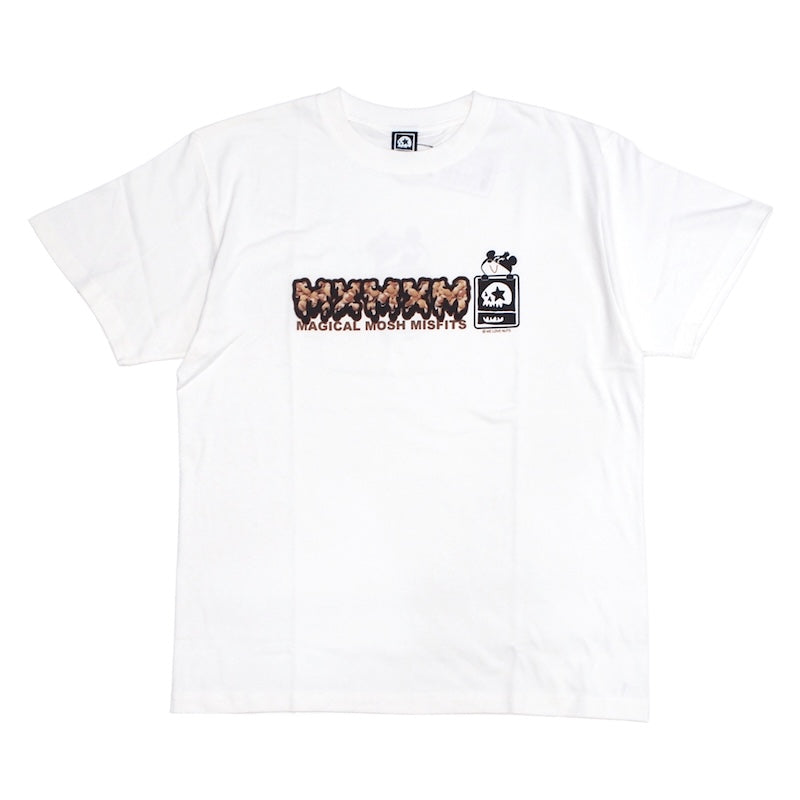 でん六 x MxMxM Tシャツ WE LOVE NUTS TEE (Sio) 商品画像 正面