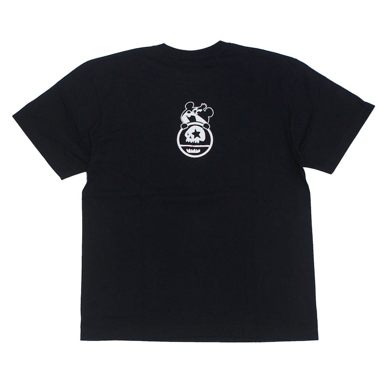 でん六 x MxMxM Tシャツ MAGICAL MOSH DENCHAN TEE (Black) 商品画像 背面