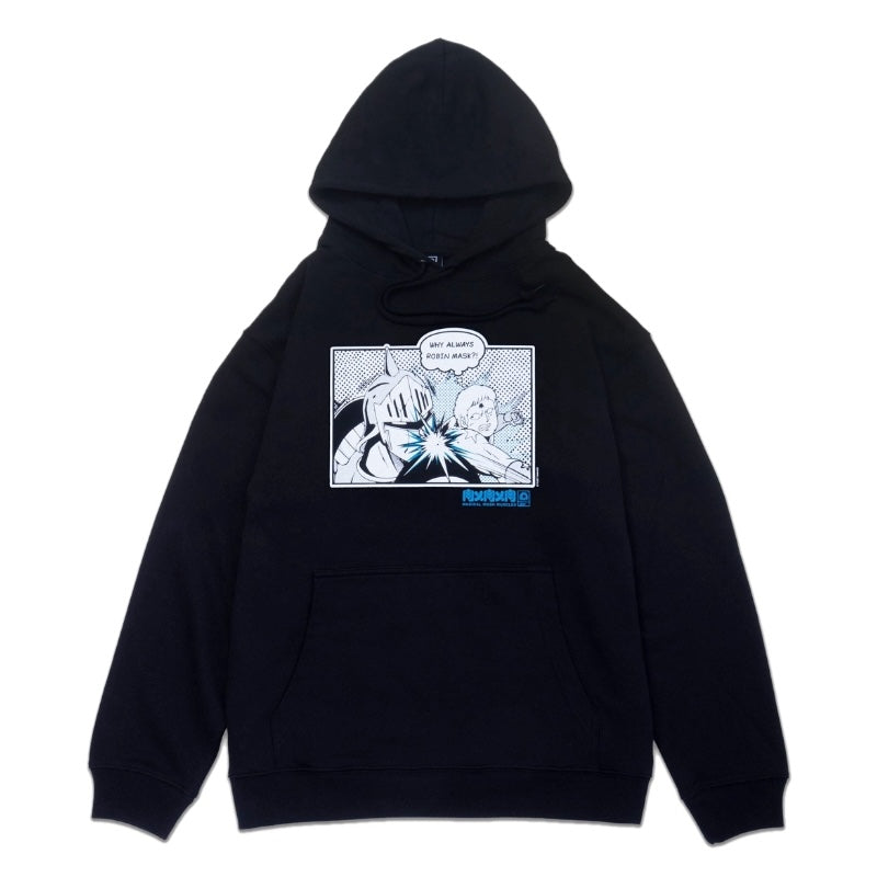 キン肉マン x MxMxM コラボパーカー "怒りのテリーマン HOODIE" ブラック 商品画像 正面
