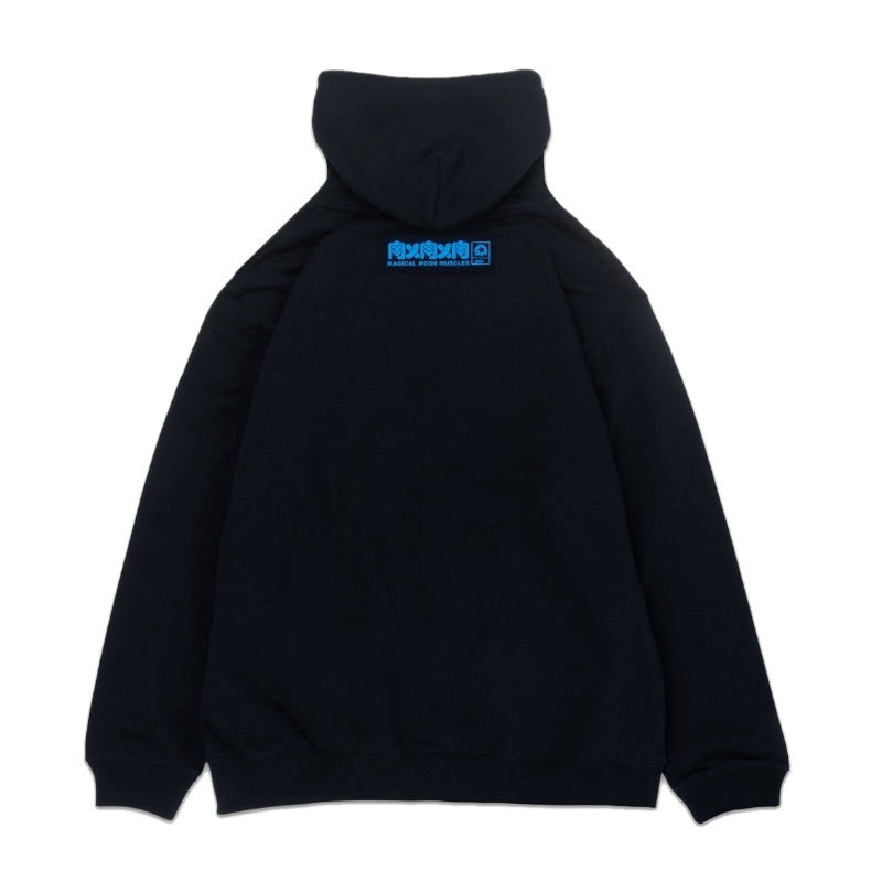 キン肉マン x MxMxM コラボパーカー "怒りのテリーマン HOODIE" ブラック 商品画像 背面