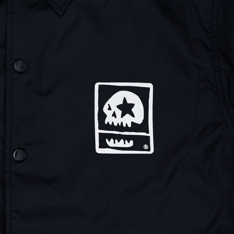 MxMxM コーチジャケット MxMxM COACH JKT (Black) 商品画像 フロントプリント