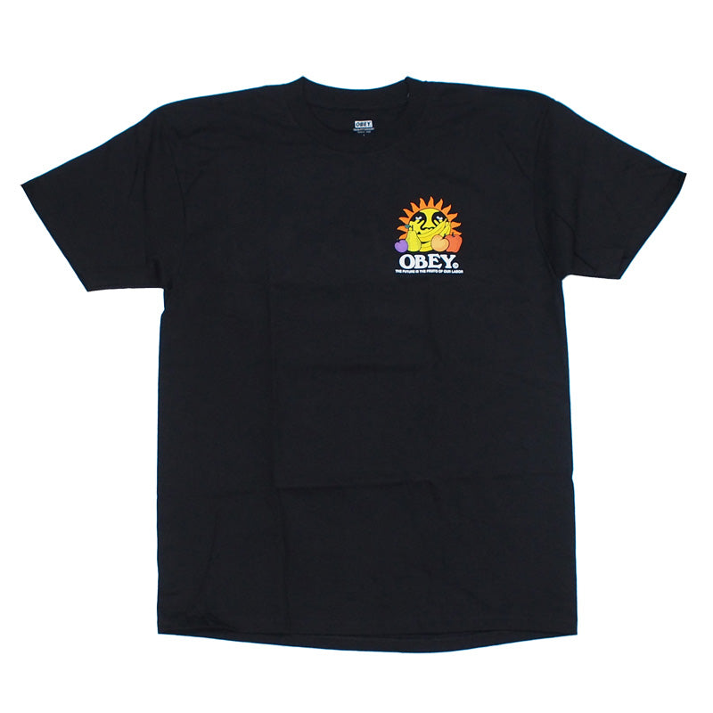 OBEY　Tシャツ　"THE FUTURE IS THE FRUITS OF OUR LABOR CLASSIC TEE"　(Black)