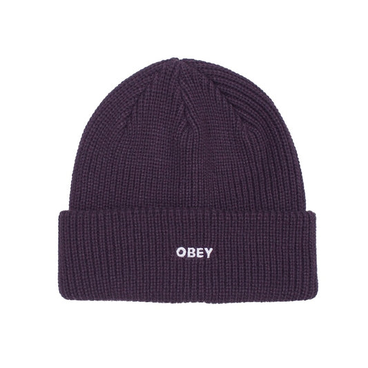 OBEY　ビーニー　"FUTURE BEANIE"　(Plum Perfect)