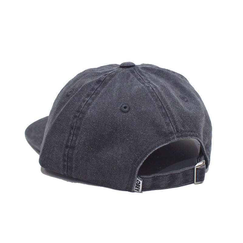 OBEY　キャップ　"PIGMENT LOWERCASE 6 PANEL STRAPBACK CAP"　(Pigment Black)