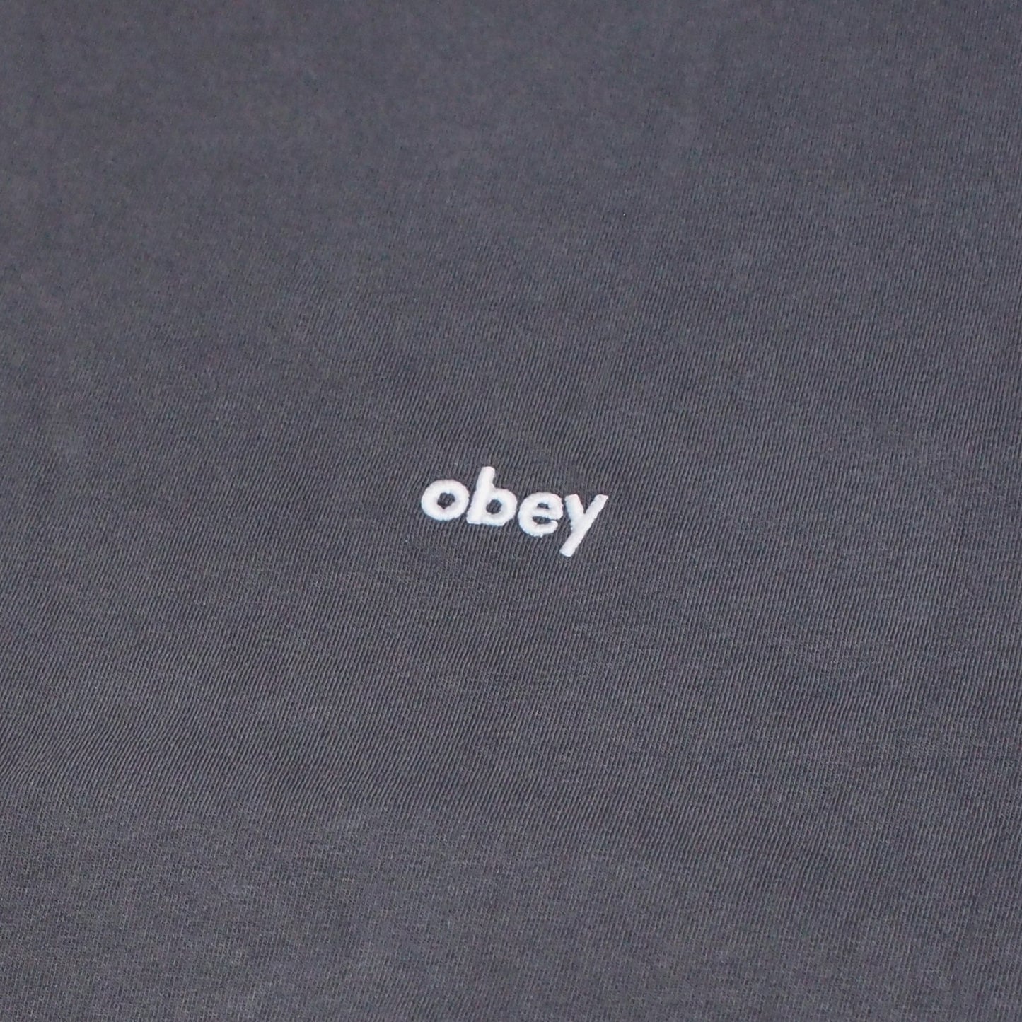 OBEY　L/STシャツ　"LOWERCASE PIGMENT LS TEE"　(Pigment Digital Black)